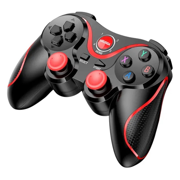 Controller Wireless Pentru Jocuri Kakusiga KSC-711, Bluetooth 5.0, iOS/Android, Negru