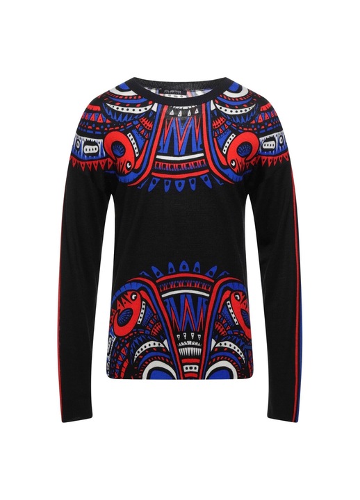 Férfi pulóver, Custo Barcelona, gyapjú/viszkóz, többszínű, M INTL