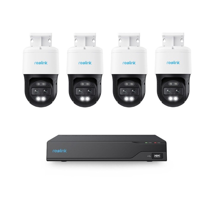 Set 4 camere de supraveghere eufyCam 2C, 2K, 180 zile autonomie, IP67
