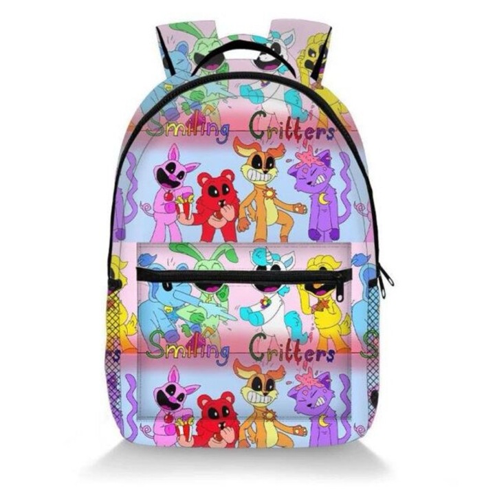 Smiling Critters multifunkcionális gyerek hátizsák, a Smiling Critters animációból, többszínű