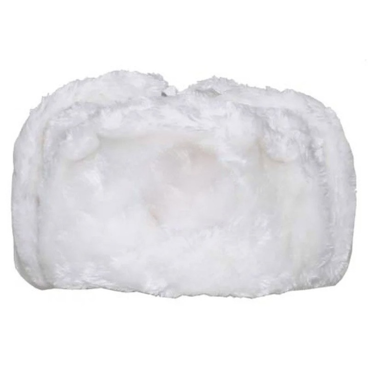 Caciula de blana artificiala alba masura L