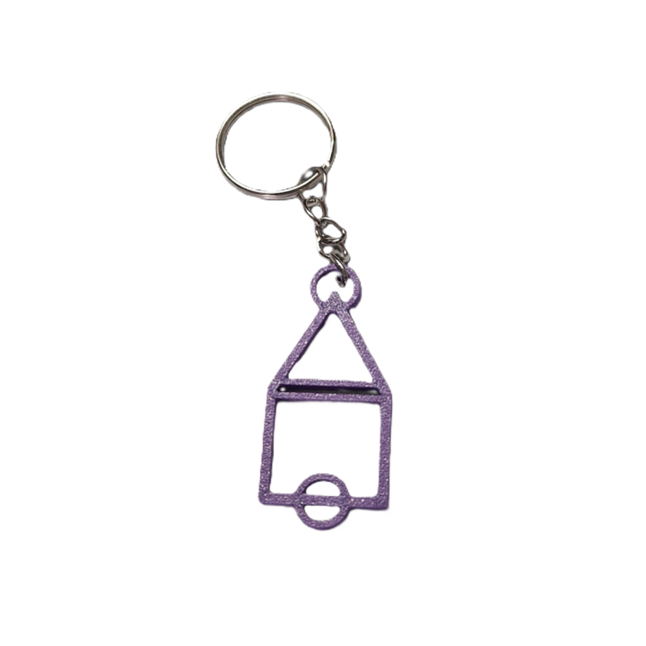 Breloc Squid Game, 3DONE MODELS, printat 3D, mov sclipitor