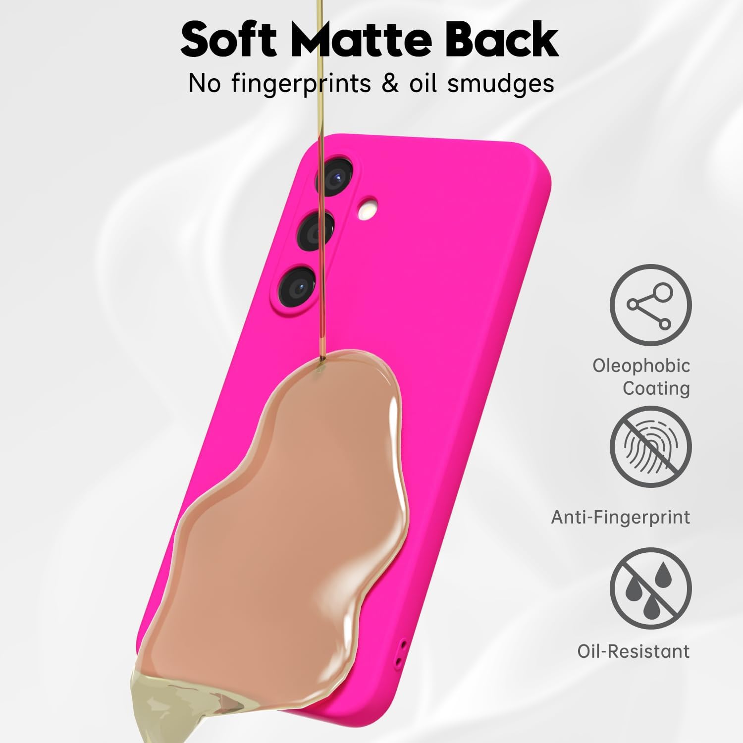 Husa Soft Touch, slim, ALC Mobile, anti soc, compatibila cu Samsung Galaxy A16, Roz Aprins Tpu