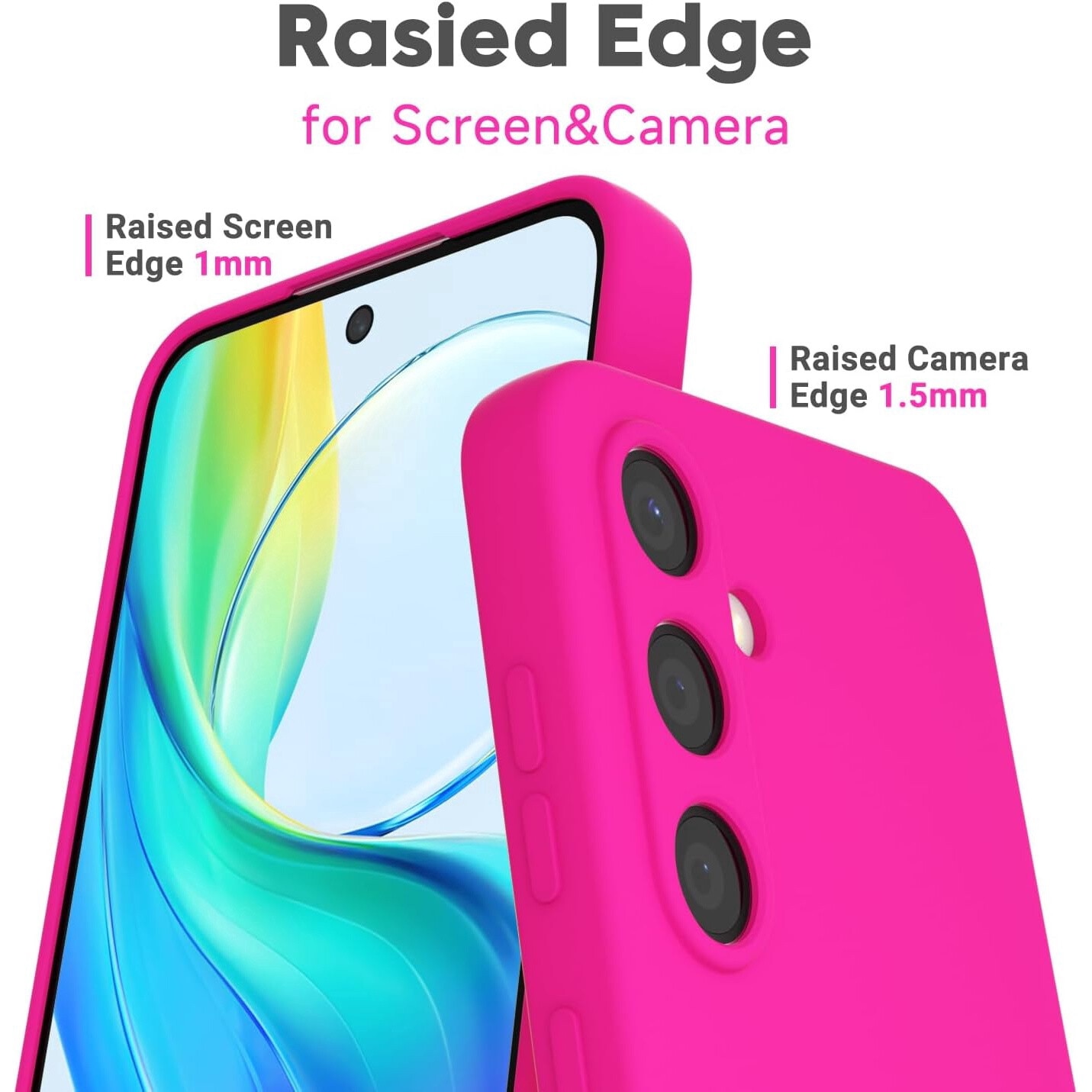 Husa Soft Touch, slim, ALC Mobile, anti soc, compatibila cu Samsung Galaxy A16, Roz Aprins Tpu