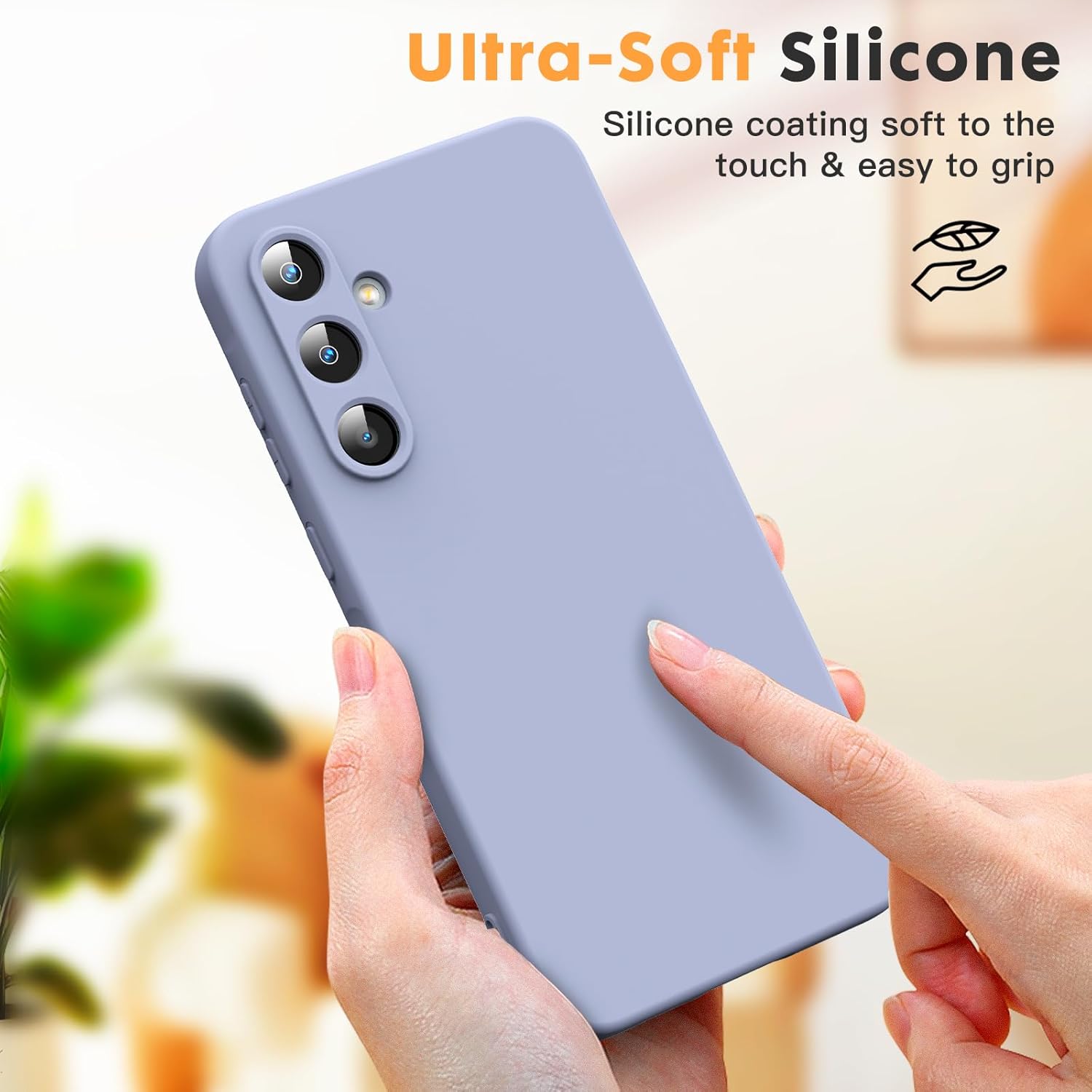 Husa Soft Touch, slim, ALC Mobile, anti soc, compatibila cu Samsung Galaxy S25, Lila Tpu