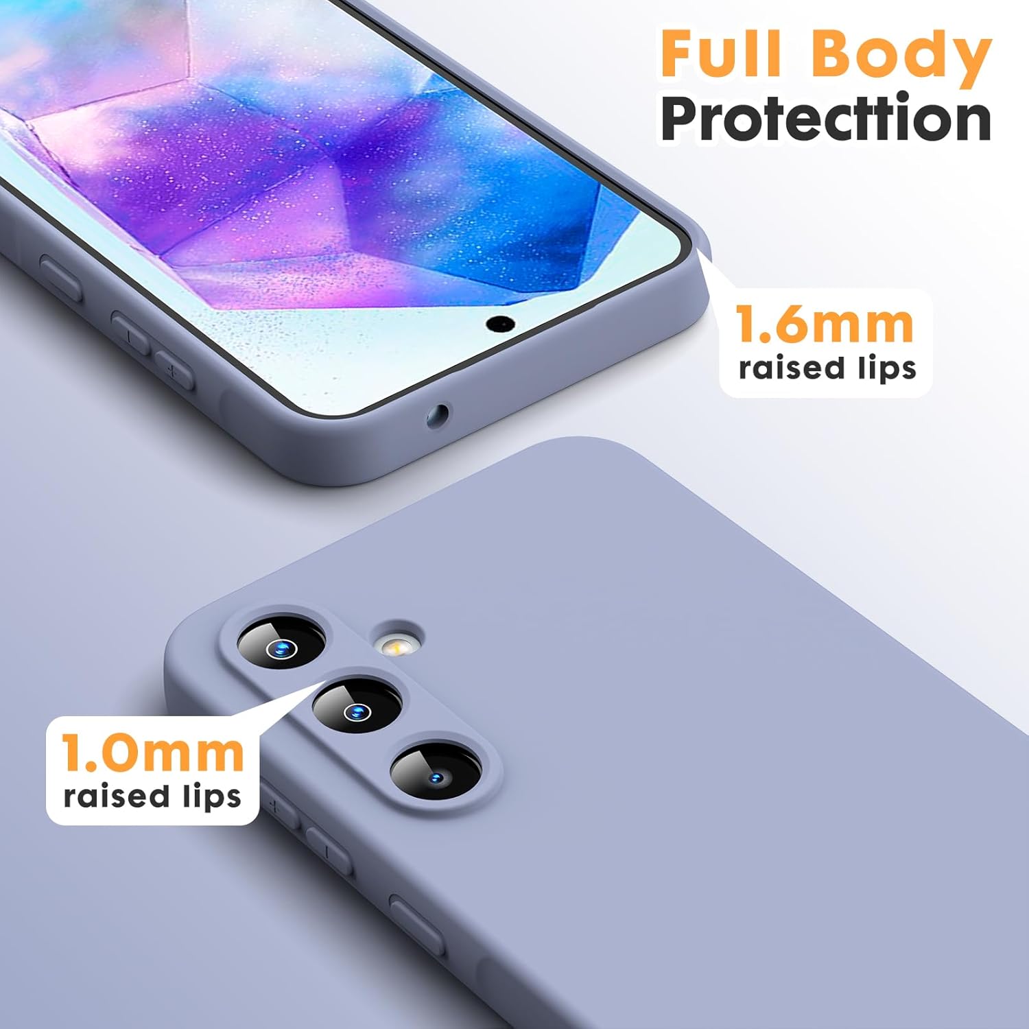 Husa Soft Touch, slim, ALC Mobile, anti soc, compatibila cu Samsung Galaxy S25, Lila Tpu