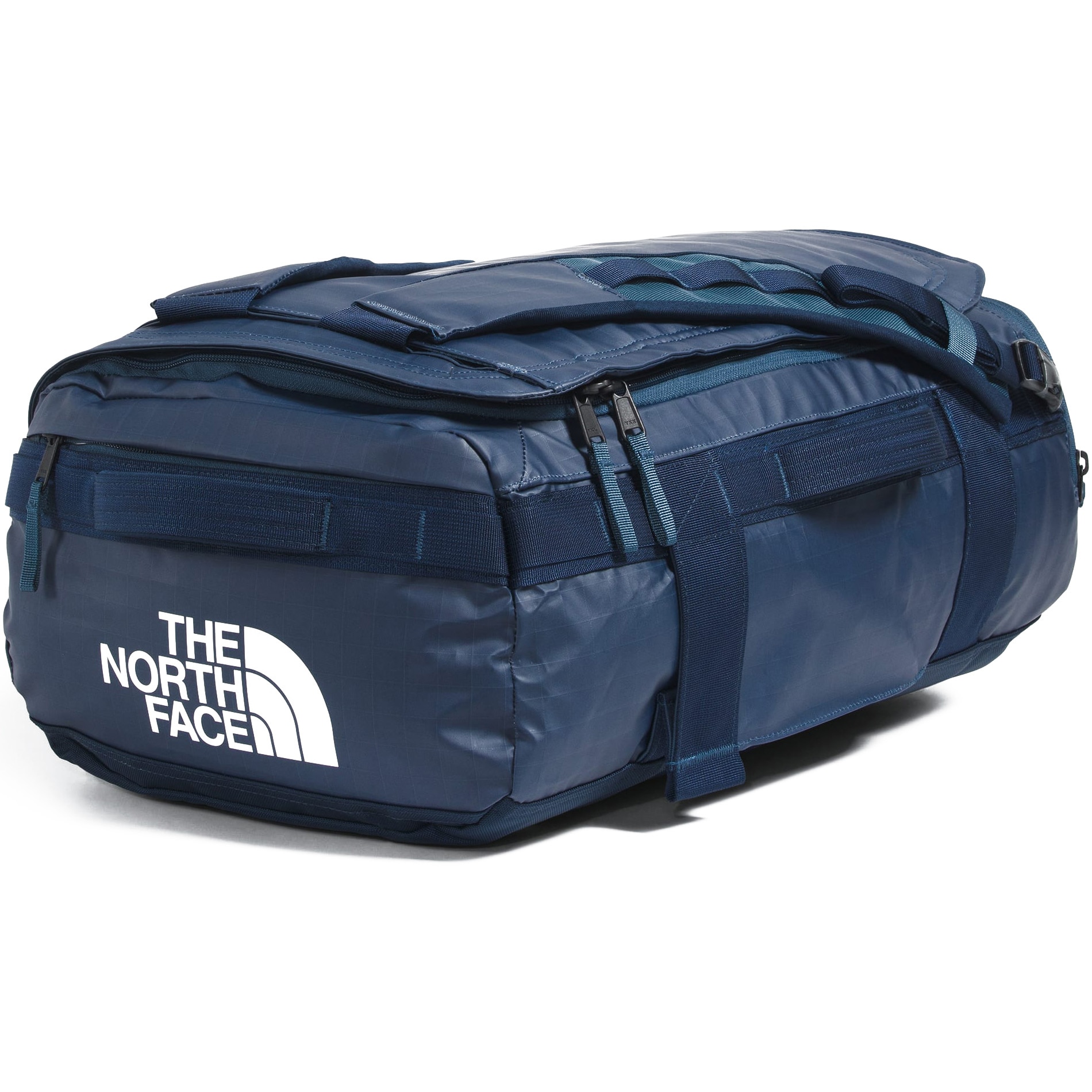 Geanta sport tip rucsac The North Face Base Camp voyager Duffel 32l, albastru