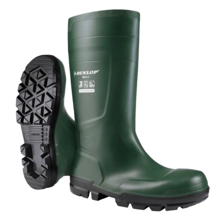 Cizme de protectie, Dunlop S5, Work-it, bombeu metalic 45