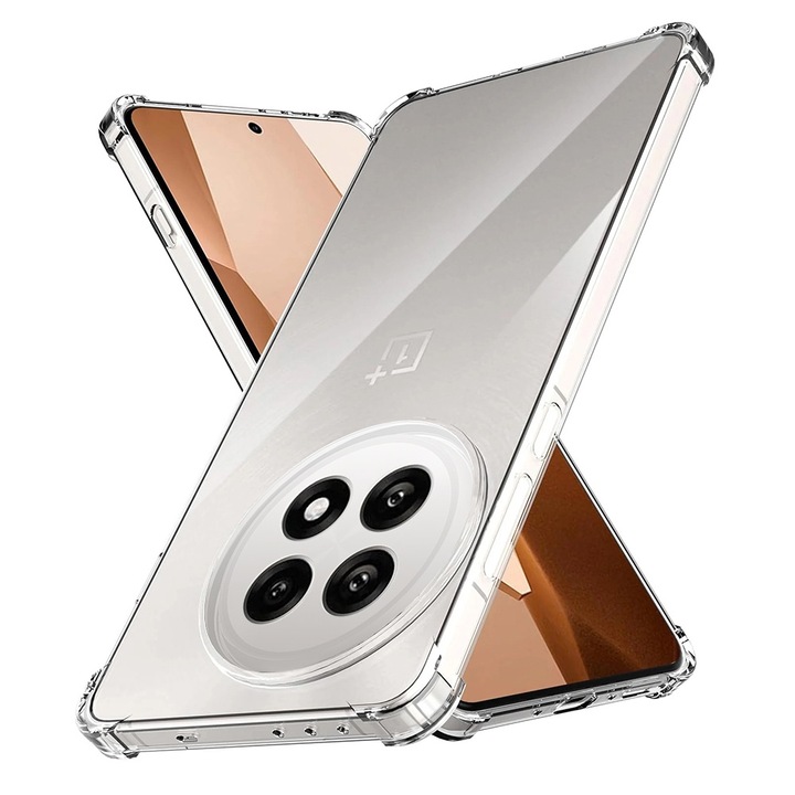 OnePlus 13R tok – Ütésálló átlátszó szilikon – átlátszó