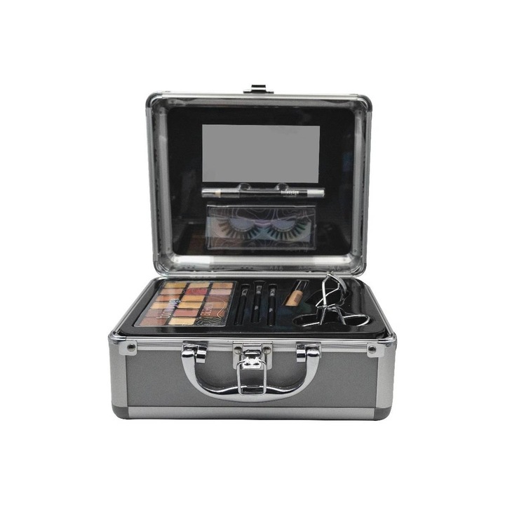 Set machiaj Markwins Eye, All About My Eyes, intr-o valiza, 26 de piese