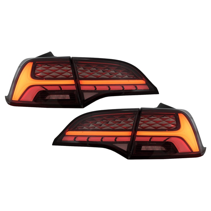 LED-es hátsó lámpa, amely kompatibilis a Tesla Model 3 2017-2022 Model Y 2020-2022 dinamikus jellel, 2 db