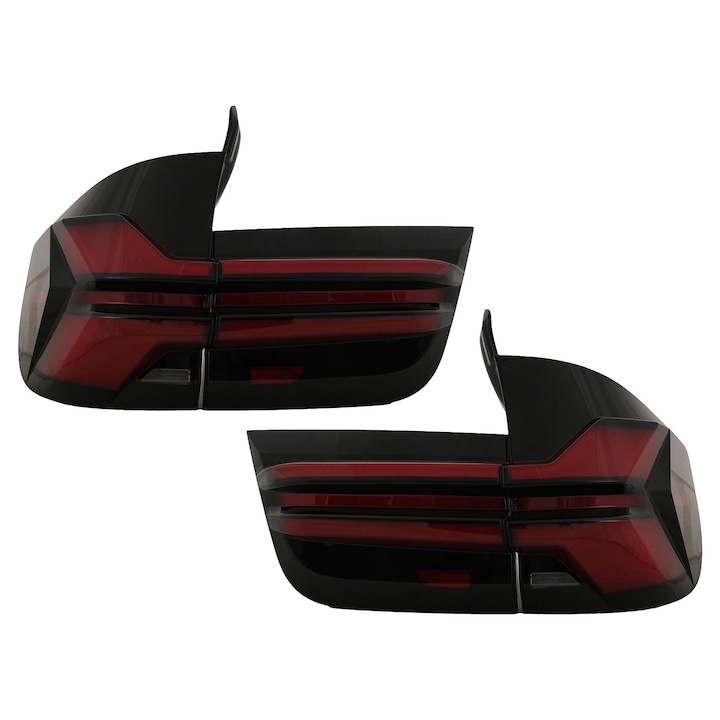 Комплект от 2 LED задни светлини, съвместими с BMW X5 E70 2007-2013 Light Bar Upgrade to G05 LCI Design