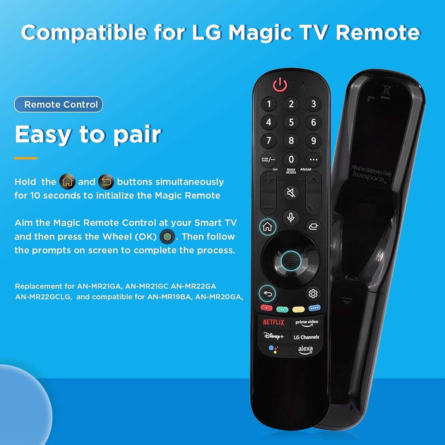 Teleocanda Lg Telecomanda Magica LYCENXI MR22GA pentru TV LG, control vocal, neagra ...