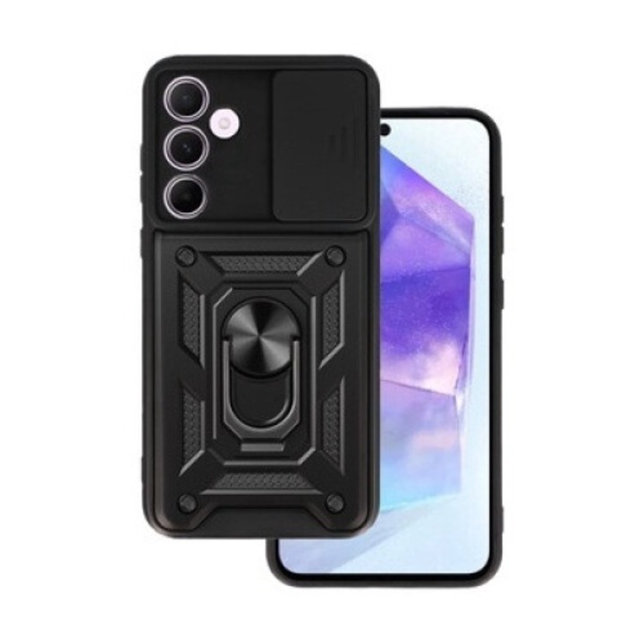 Кейс за Samsung Galaxy A55 5G armor slide camera черен