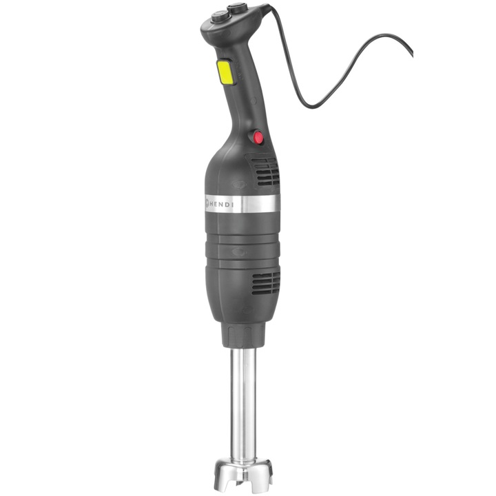 Mixer vertical Hendi, 350 W, 4000-16000 RPM, lungime brat 250 mm, pentru vase de 20 l, negru