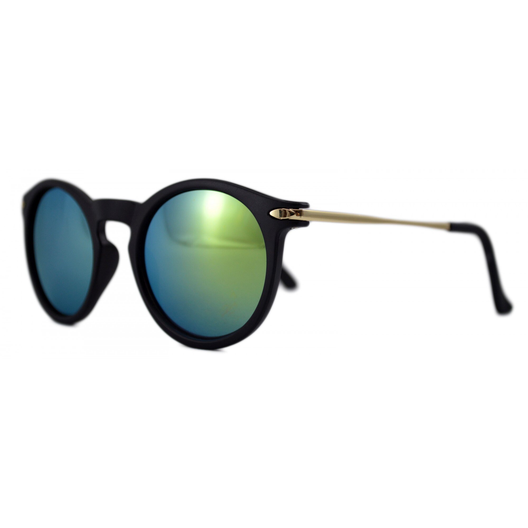Ochelari de soare Wayfarer Passenger S Verde cu reflexii si Negru Mat