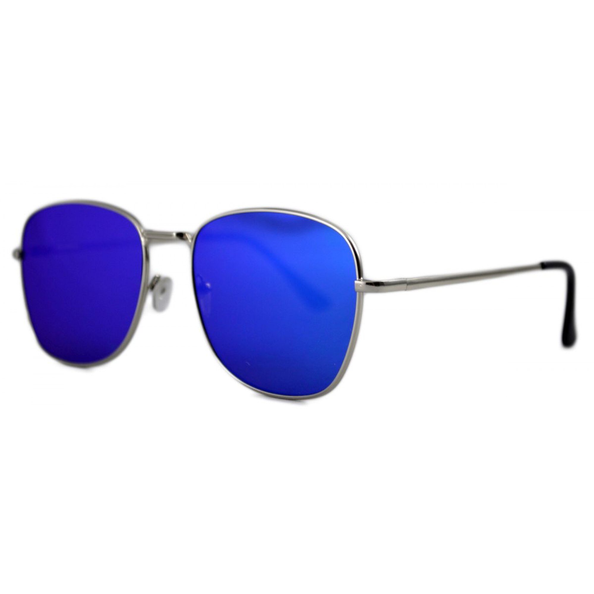Ochelari de soare Aviator Oglinda Albastru reflexii cu Argintiu