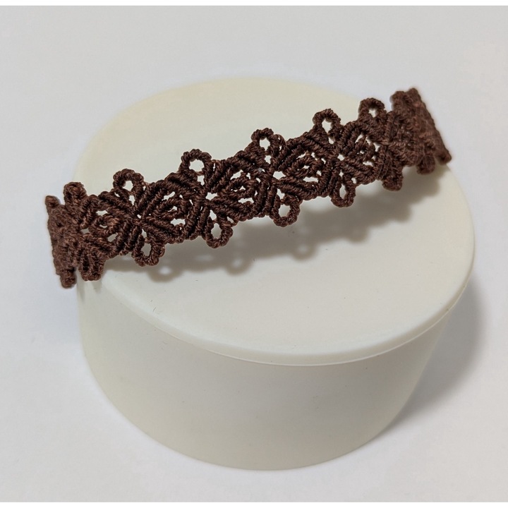 Bratara Lucrata Manual Isolde, Marime Reglabila, Maro