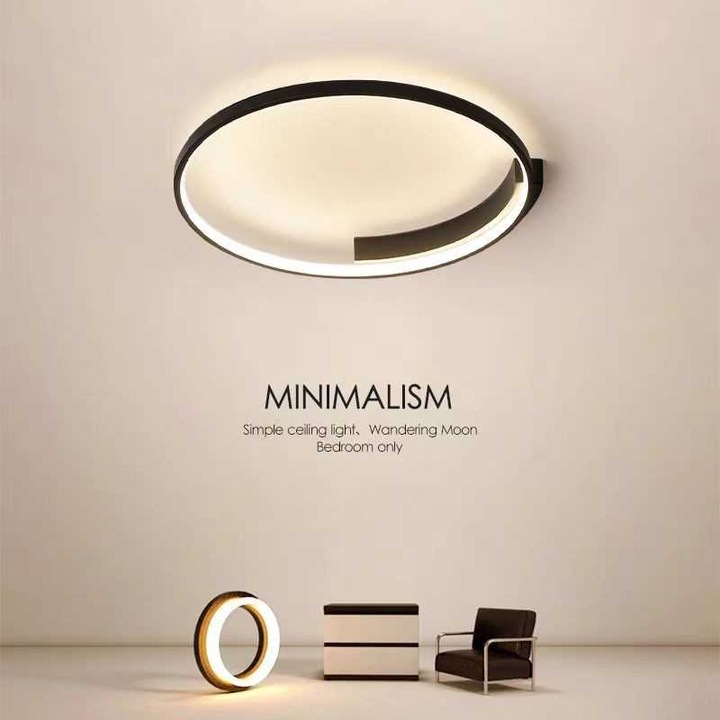 Минималистичен LED полилей Sueva® с wifi дистанционно управление D50CM 2.4G светлина/студено/топло/неутрално регулируем интензитет
