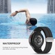 Curea magnetica din silicon moale 20mm, SAFEMORE, Sport Band compatibila cu Smartwatch Samsung Galaxy Watch 4/5/6/7, Display 40/42/43/44/45/46/47mm, Negru intens