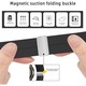 Curea magnetica din silicon moale 20mm, SAFEMORE, Sport Band compatibila cu Smartwatch Samsung Galaxy Watch 4/5/6/7, Display 40/42/43/44/45/46/47mm, Negru intens