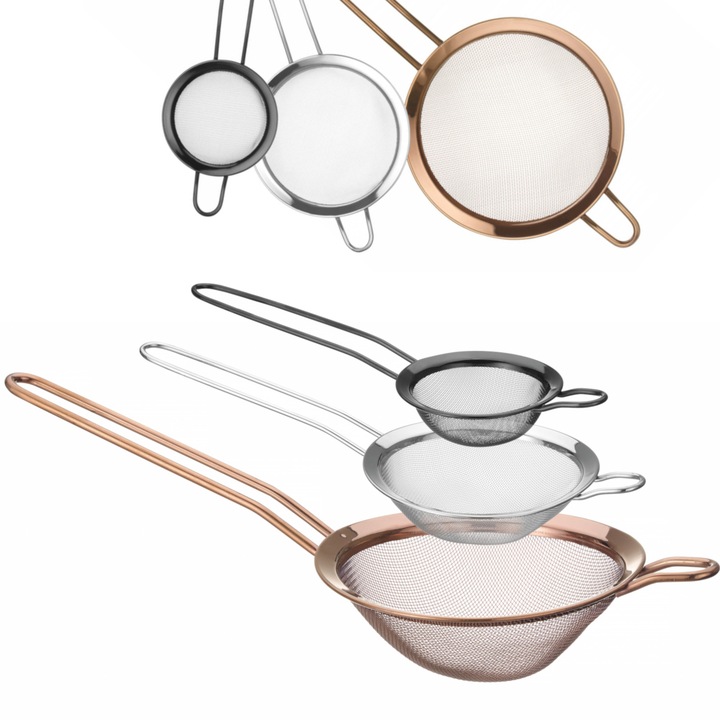 Set 3 site bucatarie, Hendi, inox, multicolor