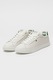 Tommy Hilfiger, Pantofi sport din piele Icon Court, Verde/Alb murdar