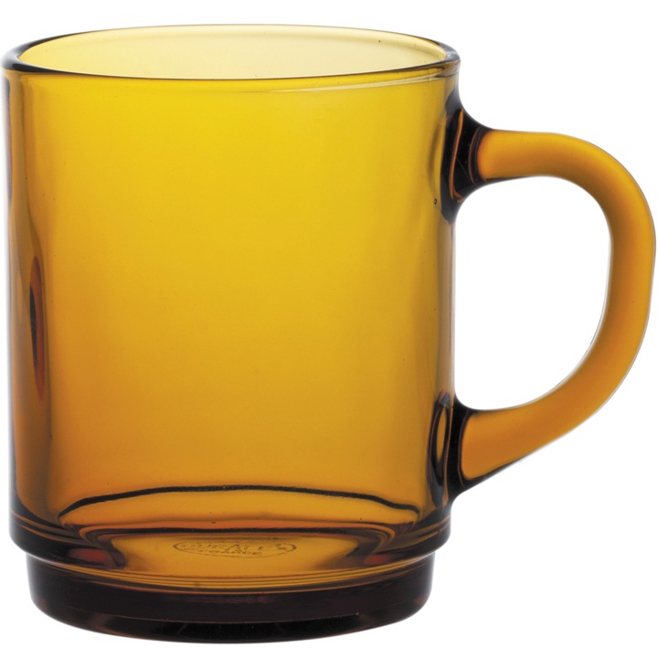 Bögre, Duralex, üveg, 260 ml