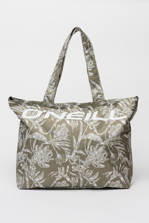 O'Neill, Coastal tote fazonú mintás táska, Törtfehér, Spárgazöld