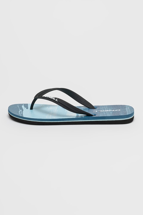 O'Neill, Papuci flip-flop cu logo Profile, Albastru inchis, Albastru deschis, 40