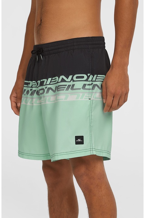 O'Neill, Pantaloni scurti de baie cu doua nuante Cali, Bleumarin, Verde menta, XL