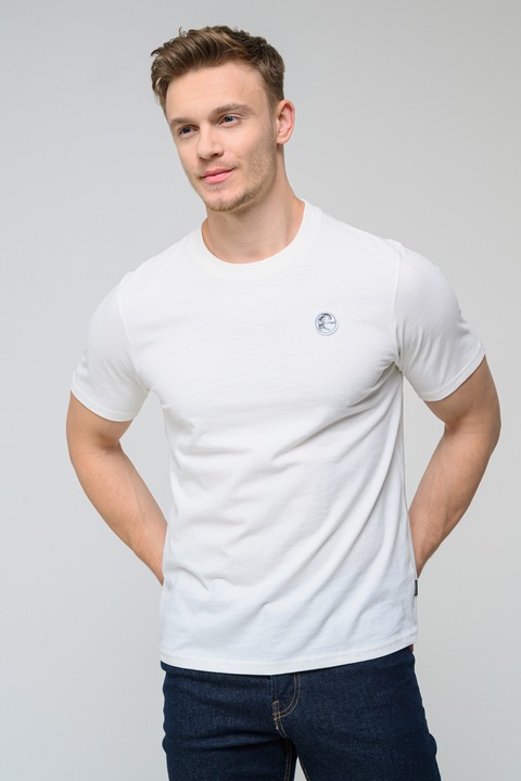 O'Neill, Tricou cu decolteu la baza gatului Originals, Alb fildes, L