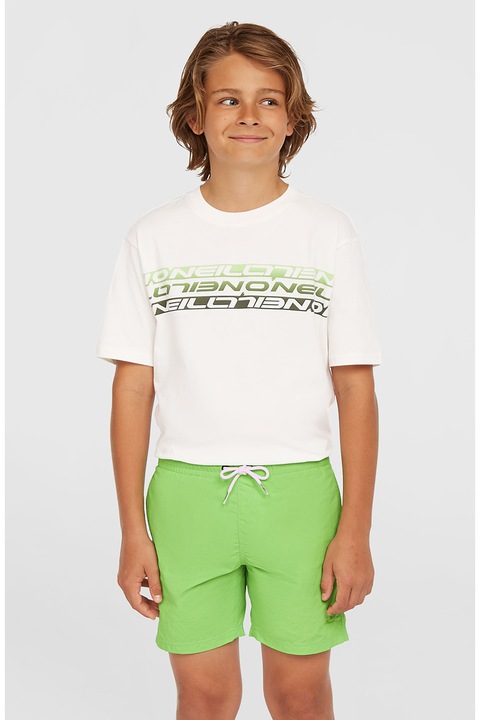 O'Neill, Pantaloni scurti de baie cu snur, Verde, 152 CM