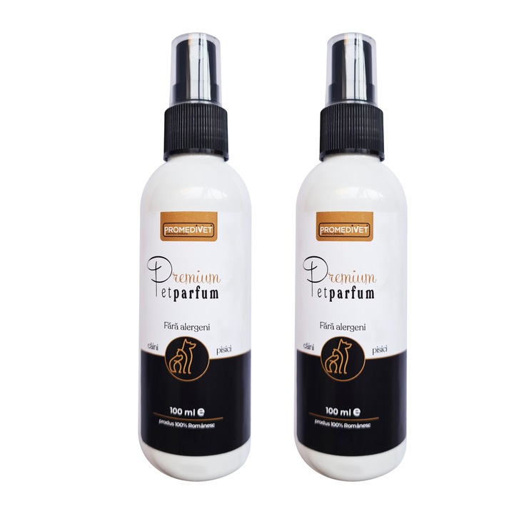 Parfum Premium Pet Fara Alergeni pentru Caini si Pisici 2x100ml