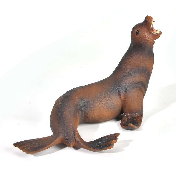 Figurina Leu de Mare TQQFUN, design realist, material PVC moale