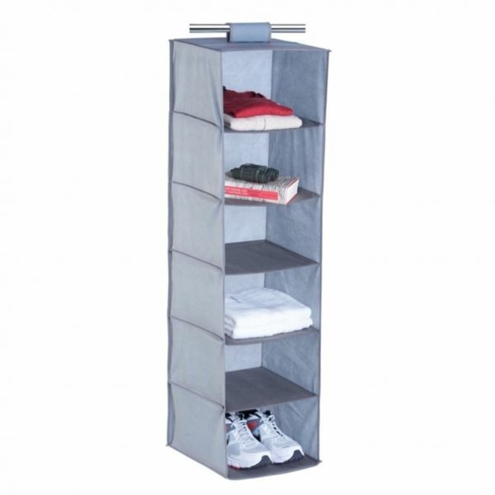 Organizator camping cu 5 compartimente, 30x30x120 cm