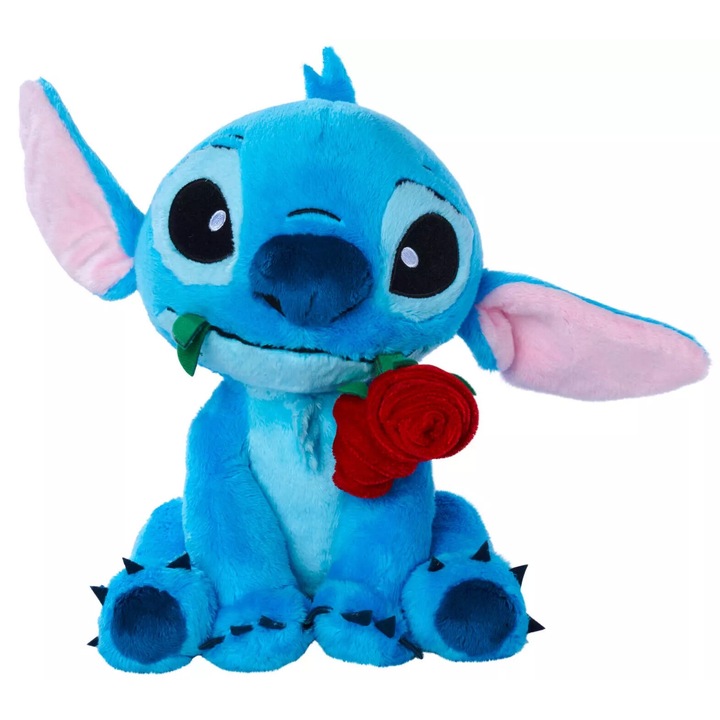 Jucarie de plus, Simba Toys, Stitch, 25 cm, roz