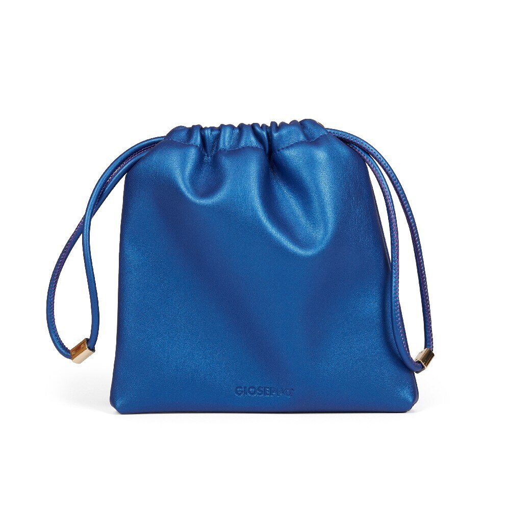 Gioseppo, Geanta crossbody de piele ecologica Leyrat, Rosu, Albastru