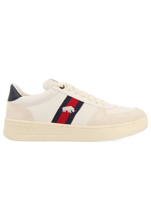 Gioseppo, Pantofi cu platforma de piele intoarsa ecologica si material textil, Bej deschis, Bleumarin, 45