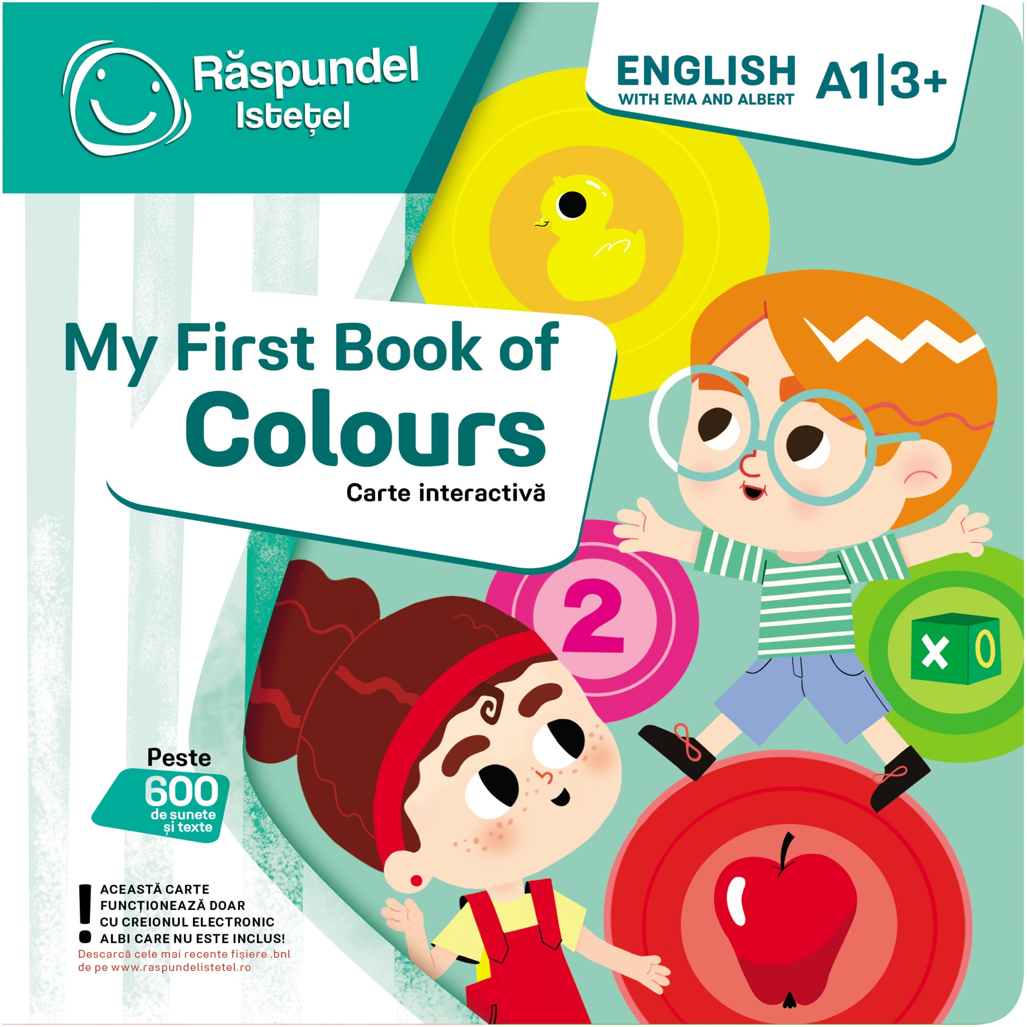 Carte Raspundel Istetel - My first book of colours, limba engleza