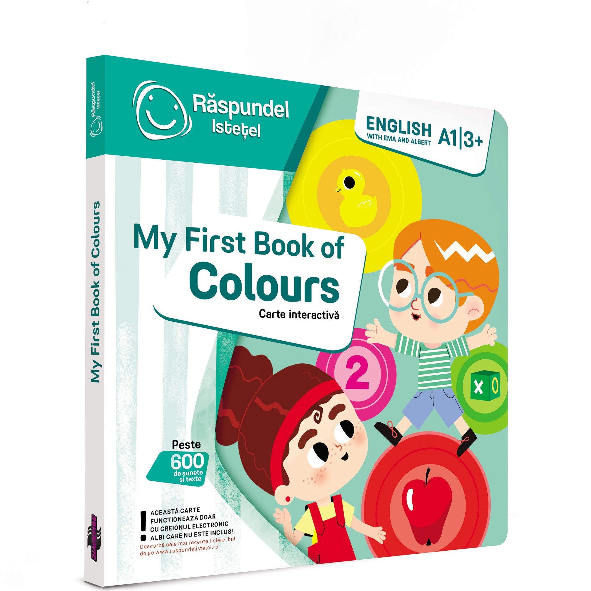 Carte Raspundel Istetel - My first book of colours, limba engleza