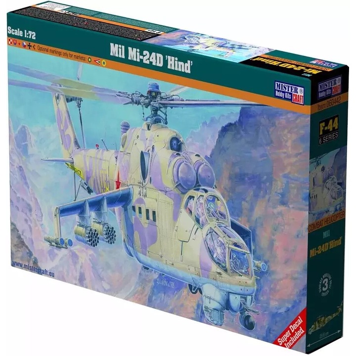 Модел на боен хеликоптер, MisterCraft, F-44 Mil Mi-24D "Hind"