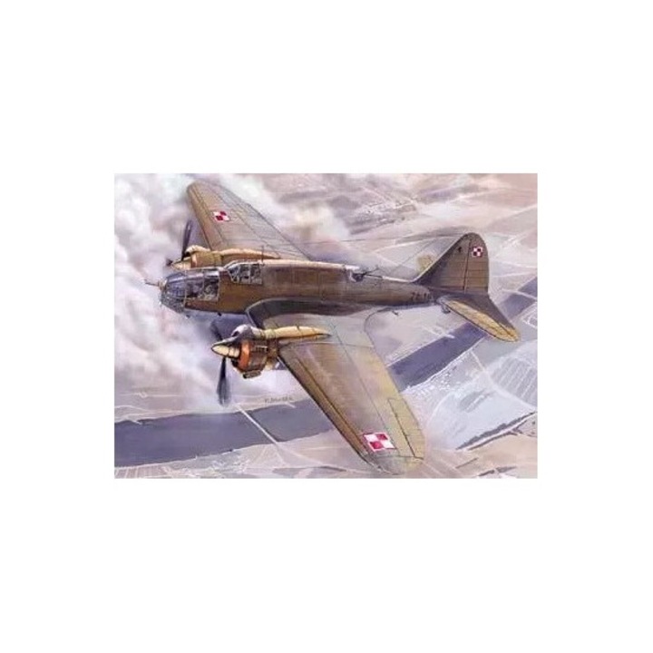 Аеромодел, Мираж, модел MIRAGE PZL-37 A Los Bomber, комплект, пластмаса