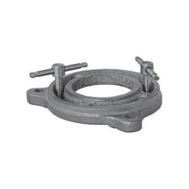 Baza rotativa pentru menghina Bison 80x100mm, constructie solida din fonta, tip 1282-2