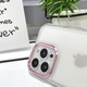 Husa MagSafe Silicone pentru iPhone 13 Pro, Transparenta, Magnetica, Extra Protectie Camera Roz