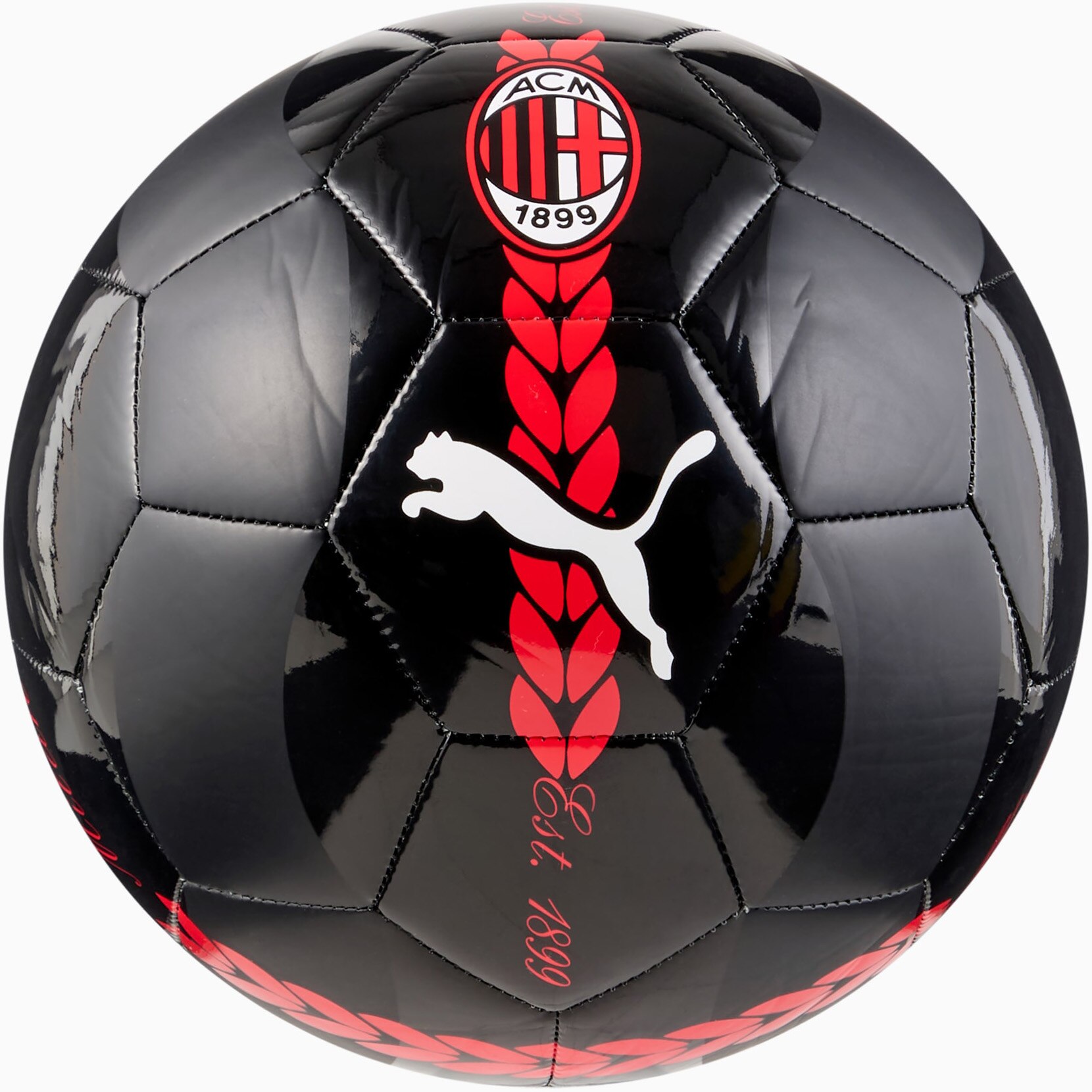 Minge fotbal ACM Prematch Ball Puma For All Time,marimea 5, negru
