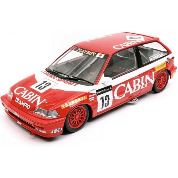 Macheta Honda Civic EF3 #13 Team Cabin Macau GP 1988 - 1/18 Triple9
