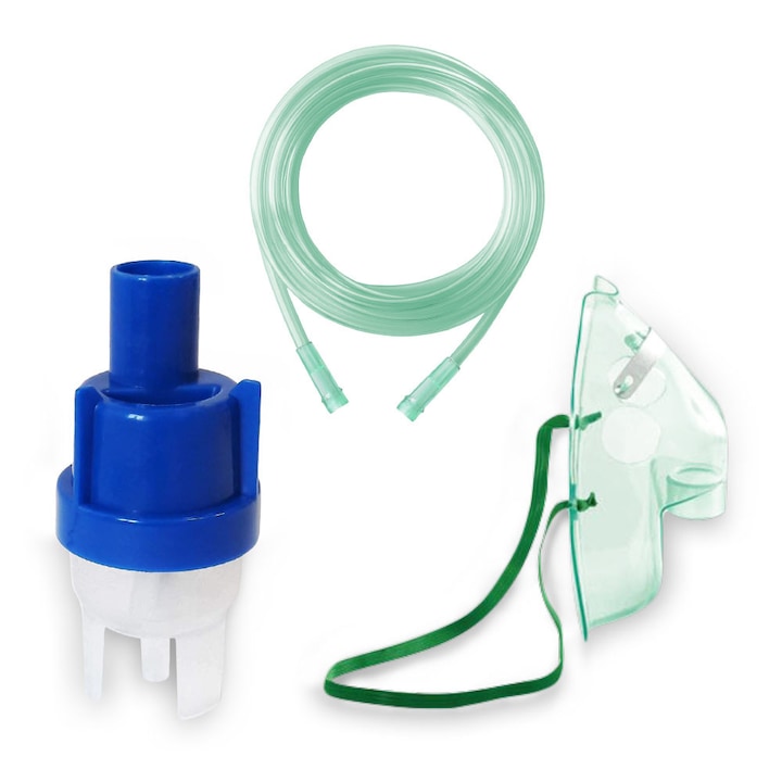 Kit accesorii RedLine RDA008, pentru aparate de aerosoli cu compresor, masca adulti, furtun 2 m, kit de nebulizare