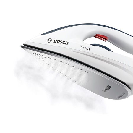 Statie de calcat Bosch TDS2140, 2400W, Talpa Palladium-Glissee, 4.5 bari, 220g/min, 1.5L, I-Temp, Calc'nClean Easy, Alb/Albastru
