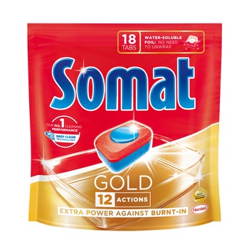 Detergent pentru masina de spalat vase Somat Gold, 18